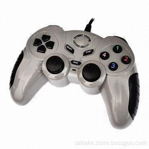 Gamepad/Joypad, Supports Sony's PlayStation 2/3/PC Platform with Dual Vibration